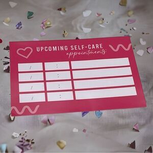 NWT M.C. squares UPCOMING APPOINTMENTS Reusable adhesive white board cut out